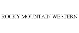 ROCKY MOUNTAIN WESTERN trademark