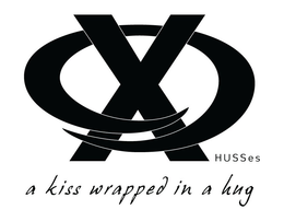 XO HUSSES A KISS WRAPPED IN A HUG trademark