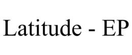 LATITUDE - EP trademark
