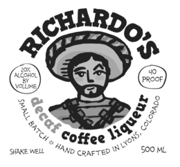 RICHARDO'S - DECAF COFFEE LIQUEUR trademark
