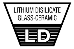LITHIUM DISILICATE GLASS-CERAMIC LD trademark