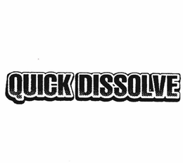 QUICK DISSOLVE trademark