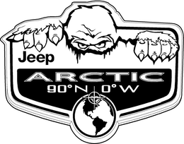 JEEP ARCTIC 90º N 0º W trademark