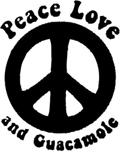 PEACE LOVE AND GUACAMOLE trademark