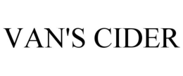 VAN'S CIDER trademark