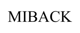 MIBACK trademark