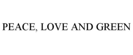 PEACE, LOVE AND GREEN trademark