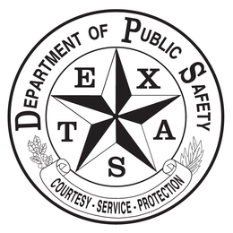DEPARTMENT OF PUBLIC SAFETY TEXAS COURTESY SERVICE PROTECTION trademark