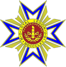 M.O. LOYAL LEGION . U.S + MDCCCLXV + trademark