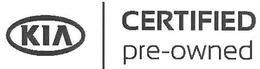 KIA CERTIFIED PRE-OWNED trademark