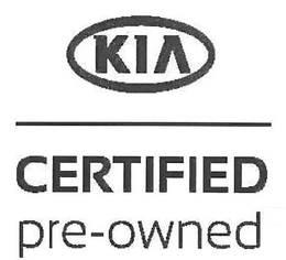 KIA CERTIFIED PRE-OWNED trademark