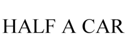 HALF A CAR trademark