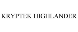 KRYPTEK HIGHLANDER trademark