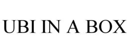 UBI IN A BOX trademark