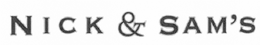 NICK & SAM'S trademark