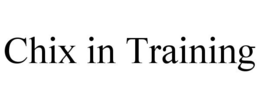CHIX IN TRAINING trademark