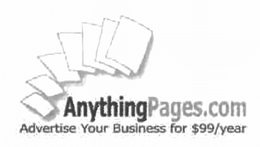ANYTHINGPAGES.COM ADVERTISE YOUR BUSINESS FOR $99\YEAR trademark