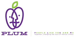 PLUM PEOPLE LIKE YOU AND ME TOGETHER...CHANGING THE FACE OF MENTAL ILLNESS trademark