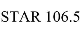 STAR 106.5 trademark