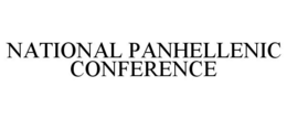NATIONAL PANHELLENIC CONFERENCE trademark