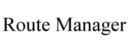 ROUTE MANAGER trademark