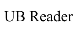 UB READER trademark
