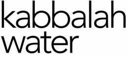 KABBALAH WATER trademark