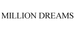 MILLION DREAMS trademark