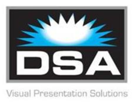 DSA VISUAL PRESENTATION SOLUTIONS trademark