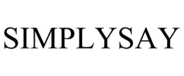SIMPLYSAY trademark