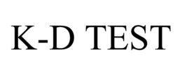 K-D TEST trademark