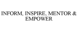 INFORM, INSPIRE, MENTOR & EMPOWER trademark