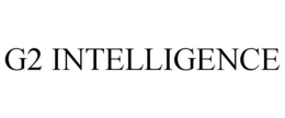 G2 INTELLIGENCE trademark