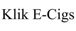 KLIK E-CIGS trademark