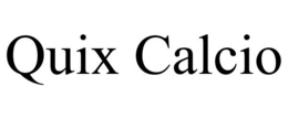 QUIX CALCIO trademark