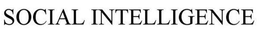 SOCIAL INTELLIGENCE trademark