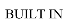 BUILT IN trademark