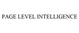 PAGE LEVEL INTELLIGENCE trademark