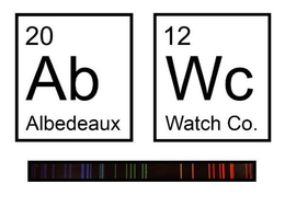 20 AB ALBEDEAUX 12 WC WATCH CO. trademark