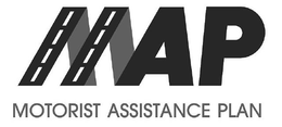 MAP MOTORIST ASSISTANCE PLAN trademark