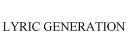 LYRIC GENERATION trademark