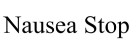 NAUSEA STOP trademark