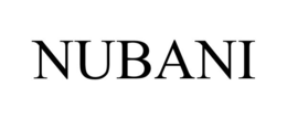 NUBANI trademark