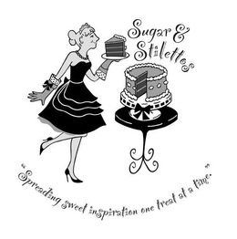 SUGAR & STILETTOS "SPREADING SWEET INSPIRATION ONE TREAT AT A TIME." trademark