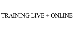 TRAINING LIVE + ONLINE trademark