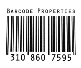 BARCODE PROPERTIES 310 860 7595 trademark