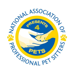 PRESENTS 4 PETS NATIONAL ASSOCIATION OFPROFESSIONAL PET SITTERS trademark