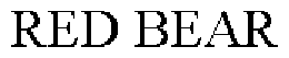RED BEAR trademark