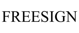 FREESIGN trademark