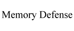 MEMORY DEFENSE trademark